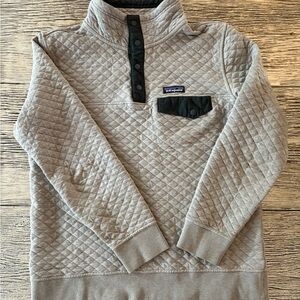 Patagonia Gray Quilted Pullover Men’s Size M